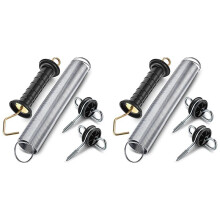 8 Stück Elektro Zaun Tor Griff Kit Elektro Zaun Tor Kit Feder Tor Griff Kit