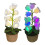 Delicate Crocheted LED Light Potted Plant Cotton-Warm light 2