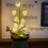 Delicate Crocheted LED Light Potted Plant Cotton-Warm light 7