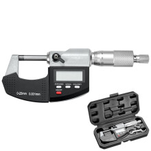 Digitaler Außenzollstock-Duoku-0-25,4 mm-Präzision von 0,003 mm-mit LCD-Display und Aufbewahrungsetui
