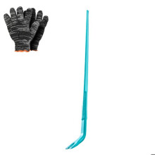 Pied de Biche-Duoku-907,18 kg-levyn varrella 142 cm-Ergonominen kahva-hiiliteräksestä