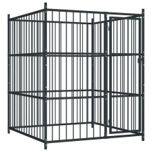 Chenil extérieur cage enclos parc animaux chien d'extérieur pour chiens 185 cm 02_0000340