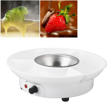 Elektrischer Schokoladenfondue-Topf 25W mit 10 Gabeln, EU-Stecker