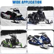 Universal Snowmobile Bumper Hitch, Adjustable Snowmobile Bumper Hitch, Snowmobile Trailer ATV Hitch Accessories