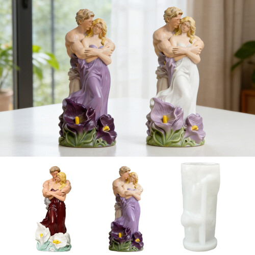 Hugging Couple Statue Silicone Molds Multipurpose Silicone Mould 1
