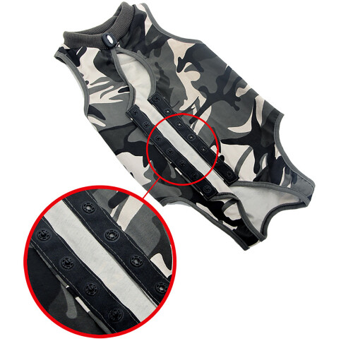 Combinaison de récupération pour chat, taille S, camouflage, modal 2