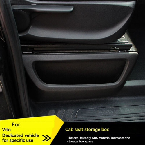 2 PCS Car  Storage Box Driver'S Cabin Side Storage Box Vito Modified Storage Box for   Vito 2016-2024 1