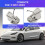 Car Indoor Rear Row Hook Assembly for  Model 3 2017-2023 Coat Hook Left+Right 10