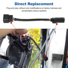 2Pcs Halogen to LED Taillight Adapter Conversion Wiring Harness for Ram 2500 3500 Trucks 2019-2024, 5th Gen Tail Lamp
