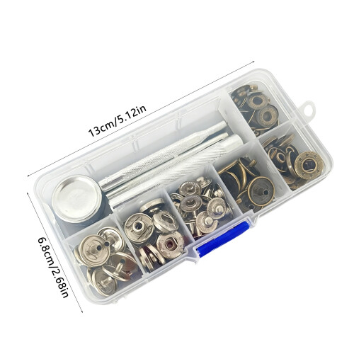 Metal Attachments Snap Closure NONslip Snap Fasteners Sewing 2