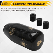 Universal Forged Fiber Gear Shift Knob Cylindrical Shift Knob for Most Car Decorations Accessories SFN091 Gold
