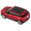 Mouse da gioco 3D a forma di auto 1600 DPI rosso USB 13