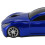 Mouse wireless a forma di auto sportiva 1600 DPI 2xAAA Blu 6