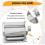 Clay Presser Machine Polymer Clay Roller Machine Clay Conditioning Machine Effortless Mixing Blending Colors 6