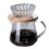 Pour-Over-Kaffeebereiter-Set, Glaskaraffe für Kaffee mit Glaskaffeefilter, Tropfkaffeebereiter-Set für Zu Hause oder im BüRo, 300 Ml 2