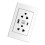 Prise murale USB-C thaïlandaise gain d'espace blanche 4