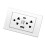 Prise murale USB-C thaïlandaise gain d'espace blanche 9