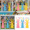 Set of 3 Big Size Easter Decorations Simple to Apply and Remove 2