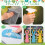 Set of 3 Big Size Easter Decorations Simple to Apply and Remove 5