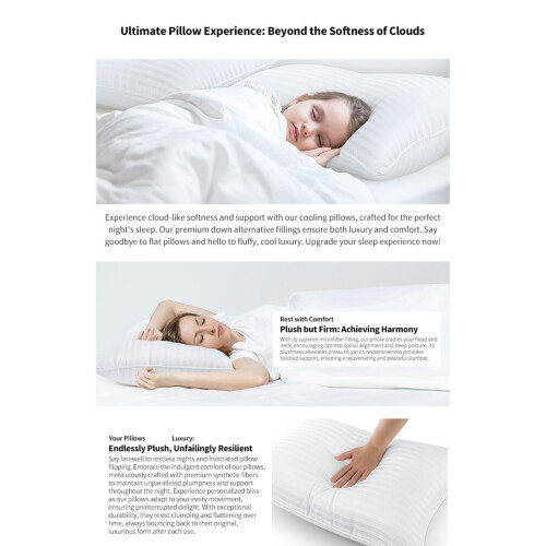 Comfortable Sleep Cotton Pillow Features Sturdy Designs Cotton 1