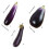 2pcs Faux Eggplants Simulation Aubergines Foam Vegetable-B 4