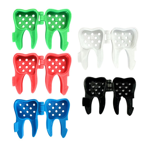 Mallette de rangement transparente pour brosse à dents-Noir 1