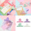 5Pcs Multifunctional Document Clips Heavy Duty Steel-Pink 75MM 3