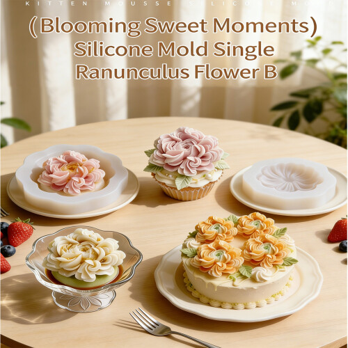 3D Flower Silicone Mould Cake Chocolate Mold Wedding Cake 1
