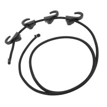 Sangle en caoutchouc avec 4 crochets pour chariots de camping, shopping et jardin