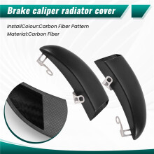 Motorcycle Brake Caliper Radiator Cover Carbon Fiber Caliper Radiator Cover for