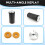 31336788776 31336776554 Front  Strut Mount Rubber Buffer Spring Pads Protection Kit for  X5 E70 X6 E71 7