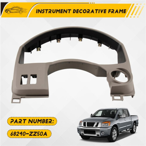 Instrument Decorative Frame Dashboard Border 68240-ZZ50A for  TITAN 2008-2015 As Shown 1