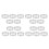 20X Circular Stainless Steel Tart Ring Tower Pie Cake Mould Baking Tools Perforated Cake Mousse Ring 1