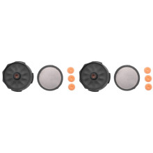 2X Roestvrijstalen Koffiefilterscherm Verrijkingsdeksel 304 Roestvrij Staal voor Koffiemachine-Accessoires