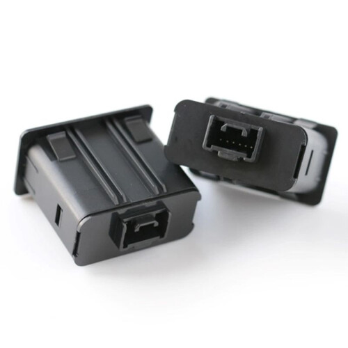 1pcs Car Center Console AUX Audio Socket Interface TD74-66-DFX-5717 for  3 2010-2013 Audio Socket