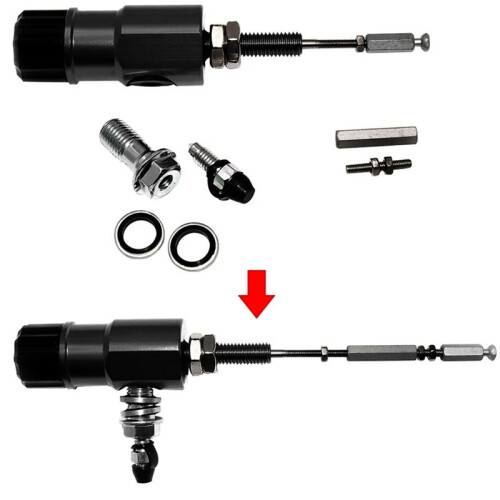 Motorcycle Hydraulic Brake Clutch Master Cylinder Rod System Performance Efficient Transfer Pump