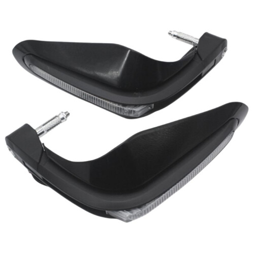 Motorcycle Hand Guard Brake Lever Guard with White LED Light Windproof Hand Shield Protector Motorcycle Accessories