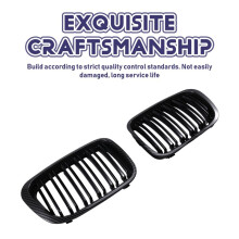 Fits for E46 1998-2001 4D 325i 328i 330i Carbon Fiber Car Front Kidney Grille Grill