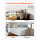 Kit moulures murales prédécoupées DUOKU 197x98 cm – polystyrène blanc 2