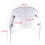 Motorcycle Windshield Front Headlight Windshield Motorcycle Universal Wind Deflector Fairing 6