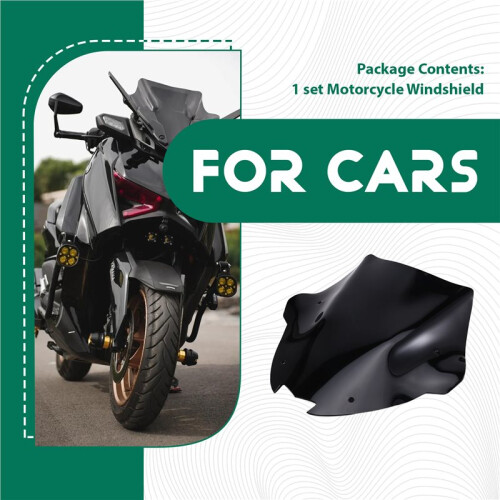 Motorcycle Windshield for  XMAX300 X MAX 300 Tech MAX 2025+ Windscreen Wind Shield Deflectore Screen Black 1