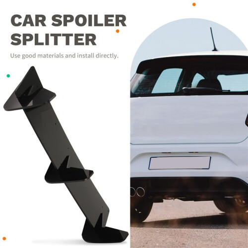 Car Rear Bumper Diffuser Lip Spoiler Splitter for   2015-2018 2