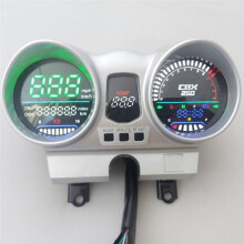 12V Motorcycle Speedometer Universal LCD Dashboard Tachometer Tacho for  CBX250 CBF250 Twister 2001-2008