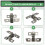 51951-13130-71 Forklift Battery Side Panel Hinge Assembly for  7FB / 8FB10-30 519511313071 7