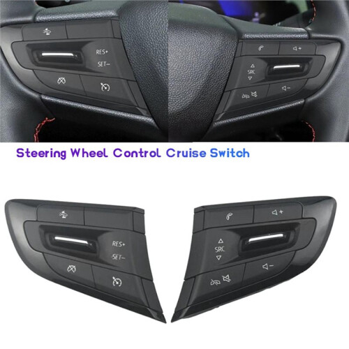 1Pair Car Steering Wheel Control Cruise  for  TRAX Tracker 2019-2023 Multif Volume Phone Button 1