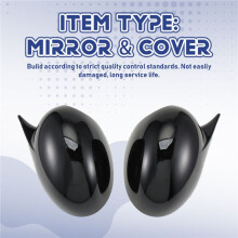 Rearview Mirror Cover Rearview Mirror Guard for COOPER R55 R56 R57 R58 R60 Side Door Rearview Cover Caps,B