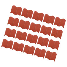 Decorative Partition Panel for Outdoor Spaces-brick red