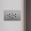 Thailand Type USB-C Wall Outlet, Space-Saving Gray Electrical Receptacle 1