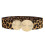 Adjustable Waist Cincher Belt Elastic Support-leopard print 1