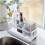 Multifunctional Iron Kitchen Sink Organizer with Drip Tray – White 5